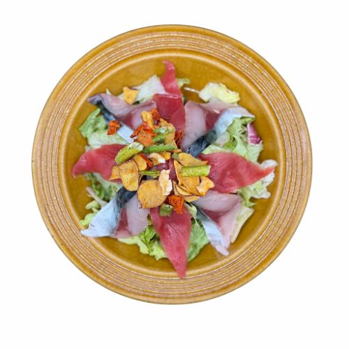 まぐろとさばの麻辣風味サラダ