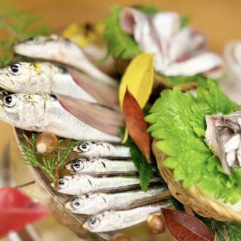 「이와시를 만끽!」활기 풀 코스 6000엔(세금 별도)