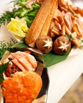 【예약 필요!】 올해도 시작합니다! ★ 즈와이 카니 냄비 코스 12000 엔