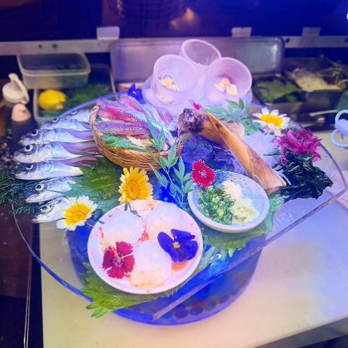 【泳ぎいわしお造り】