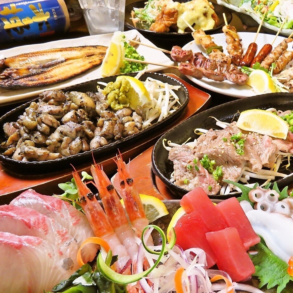 食べ飲み放題プランは、120分～お楽しみ頂けます◎