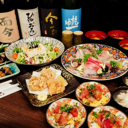 歓送迎会をはじめ各種宴会に◎旬の魚介を楽しむ 3,500円コース※お食事のみ