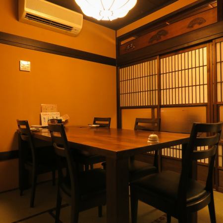 二階の個室席。