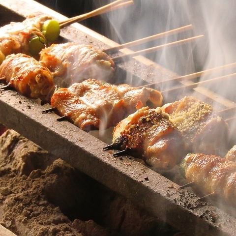 人気No１！売り切れ御免！石垣別邸限定の串焼きをご堪能あれ♪
