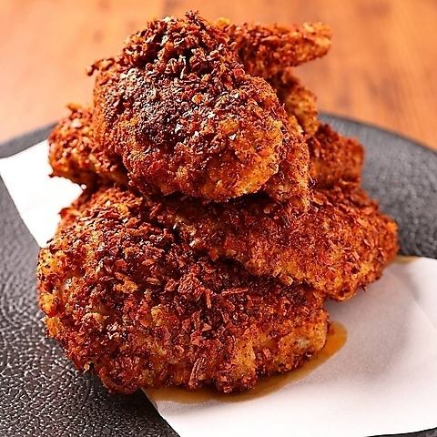 Spicy fried chicken wings (1 piece)