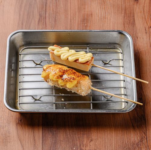 ブリュレチーズケーキ串