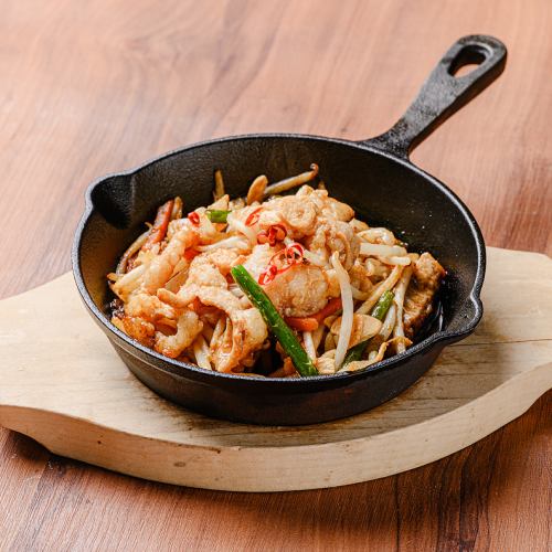 スタミナホルモン炒め