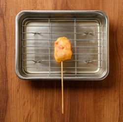 豚巻き紅生姜串揚げ