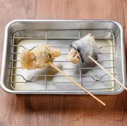 【한정 꼬치 커틀릿】 산 마시 메지 감아 꼬치 커틀릿 1 개