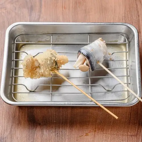 【한정 꼬치 커틀릿】 산 마시 메지 감아 꼬치 커틀릿 1 개