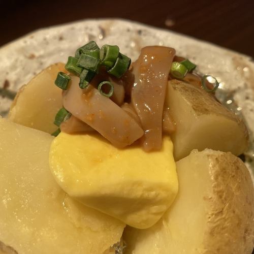 漁師風塩辛じゃがバター