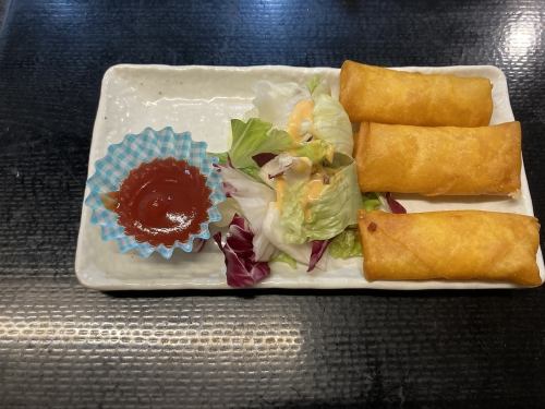 Cheese spring rolls (3 pieces)