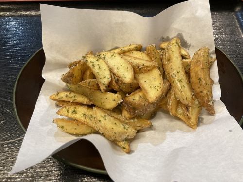 potato fries garlic