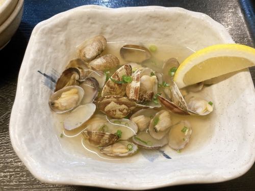 clams sake steamed