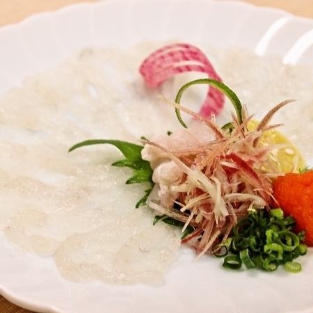 【贊岐名產♪河豚套餐】8,800日圓 → 8,000日圓 ※僅限食物