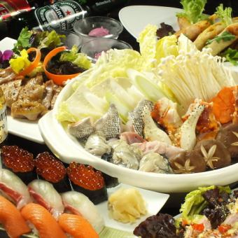 Until 3/31! Seafood hotpot course 120 minutes with all-you-can-drink 4,500 yen (tax included)