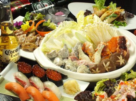 Until March 31st! Seafood hotpot course with 120 minutes of all-you-can-drink included, 5,000 yen → 4,500 yen (tax included)