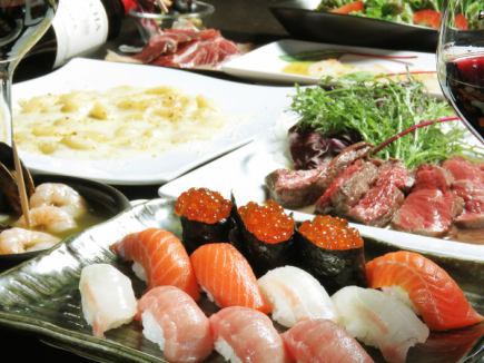 【豪華套餐】9道菜,含120分鐘暢飲,原價6,000日圓 → 現價5,500日圓(含稅)