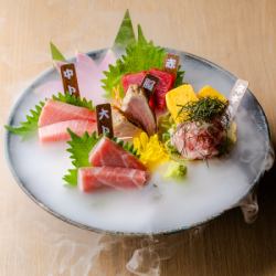 本鮪特選5種盛り合わせ（2人前）