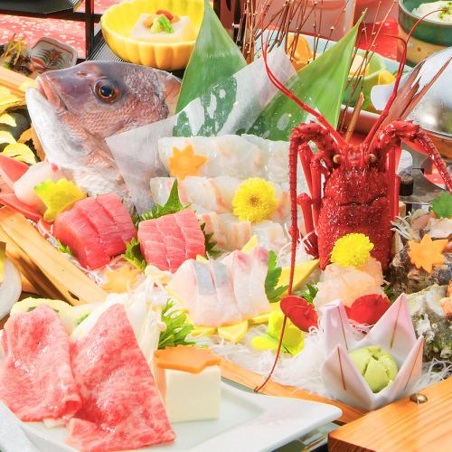 週末・祝日限定★『本鮪寿司と旬彩美味コース』チキン南蛮含8品 3時間飲み放題付 6000円⇒5000円