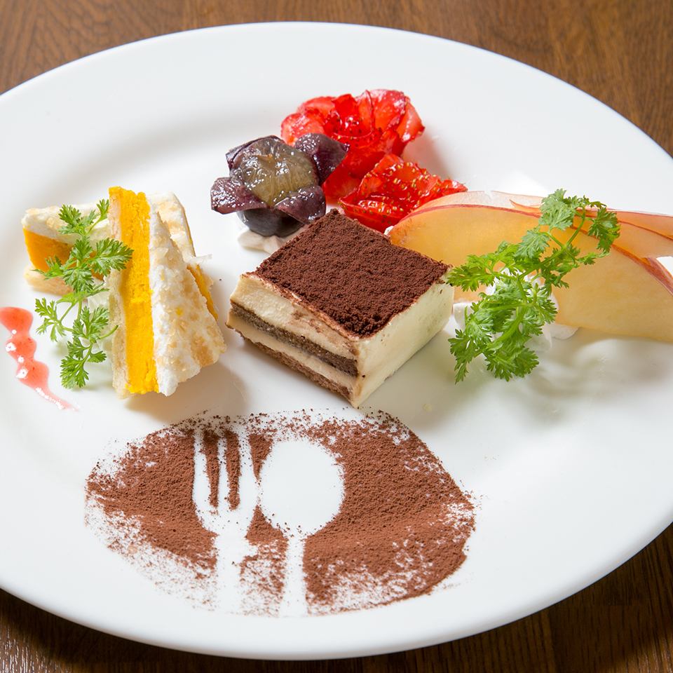 Dessert plate gift coupon available for birthdays ☆ [Reservation required]