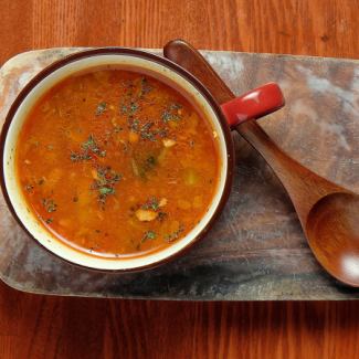 minestrone/corn cream soup