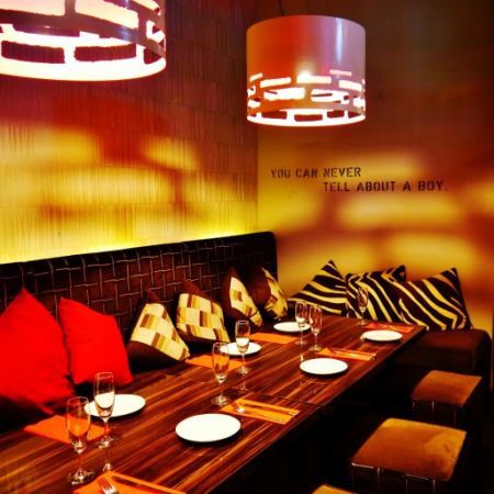 周りを気にせずゆったり。内緒話も弾む、贅沢な完全個室♪