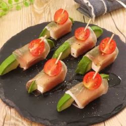 아보카도 원시 햄 감기