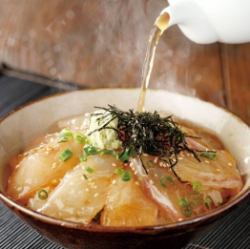 수제 국물의 도미 차 절임