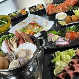 <年末新年派对的理想之选> [当日接受预订，包含120分钟畅饮] 火锅套餐任选，仅需5500日元