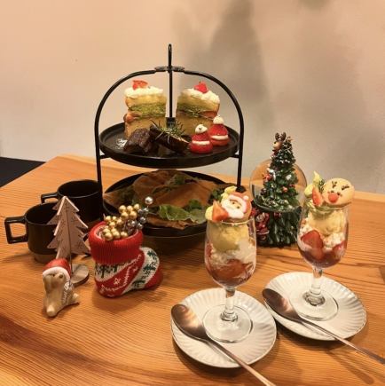 クリスマスアフタヌーンティーセット3600円(税込)