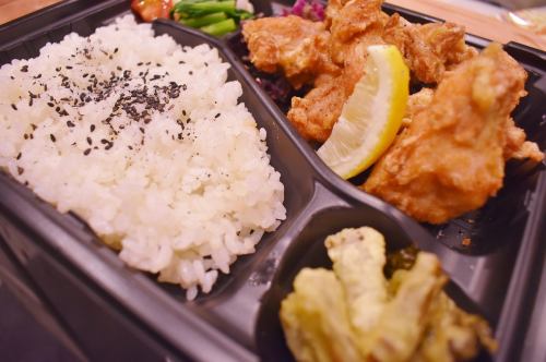 Karaage bento from our house