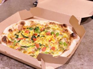 【あぼんど】の自家製手ごねピザ