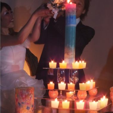 [Wedding after-party course] 12 great benefits! Comes with candle tower and roll cake tower ♪