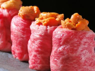 [Over 2kg! Tomahawk & Japanese beef and seared sea urchin sushi] 2.5 hour all-you-can-drink course with 8 dishes 7000 yen ⇒ 6000 yen