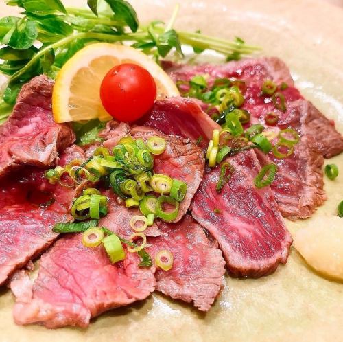 信州牛プレミアム牛　たたきポン酢