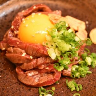 信州プレミアム牛　炙りユッケ風