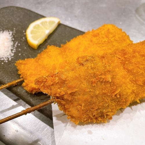 【飯山】名物！みゆき豚 串カツ (2本)