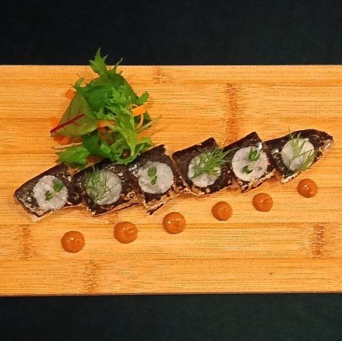 さんまの生鮨(きずし) トースト サーディンケチャップ