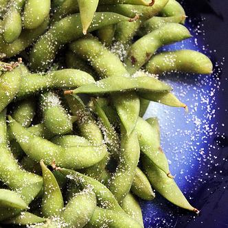 boiled edamame