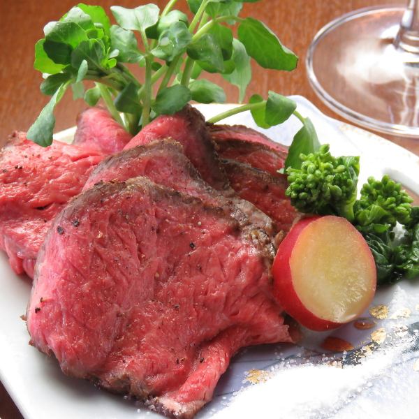 [Recommended!] Superb roast beef (with rock salt or fresh sea urchin) / 1800 yen (tax included), 2800 yen (tax included)