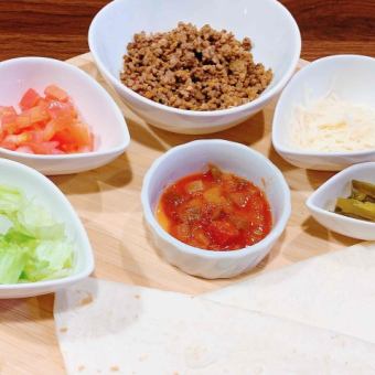 90分タコス&唐揚げetc.食べ放題プラン