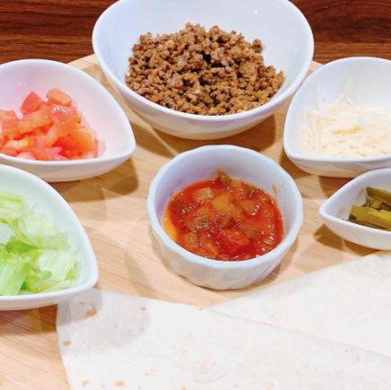 90分タコス&唐揚げetc.食べ放題プラン