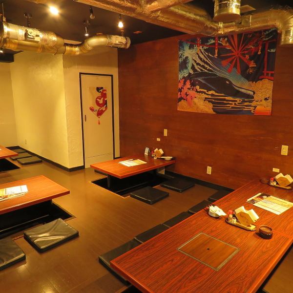 [Banquets for 30 people are also welcome!] You can spend a relaxing time in a tatami room where you can relax. There is also a table for 10 people, so you can use it for a small group after-party. ♪