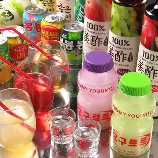 本場韓国メニュー多数!お料理はもちろん、ドリンクも含めて韓国メニュー多数ご用意!