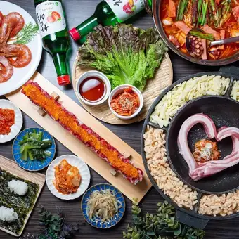 -Girls' Trip to Korea Course- A collection of popular Korean gourmet food♪ 180-minute all-you-can-drink included 3980 yen ⇒ 2980 yen