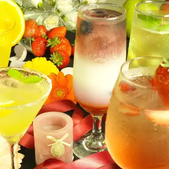 Reservation Only: Premium All-You-Can-Drink (A La Carte) - Food can be ordered à la carte! 2000 ⇒ 1500 yen ■ Includes draft beer and fruit liqueurs