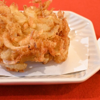 生桜えびのかき揚げ