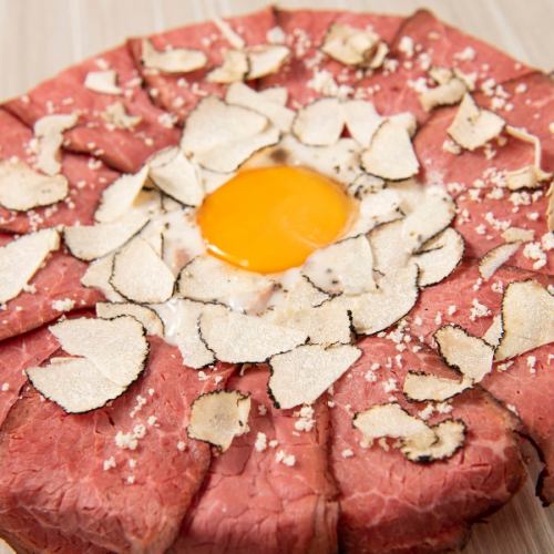 話題のトリュフ肉ボナーラ