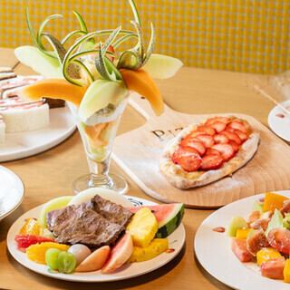 ≪原宿店限定≫フルーツ満載コース